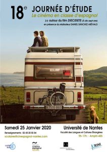 Affiche 18e Journée d'étude "le cinéma en classe d'espagnol" autour du film Diecisiete de Daniel Sánchez Arévalo