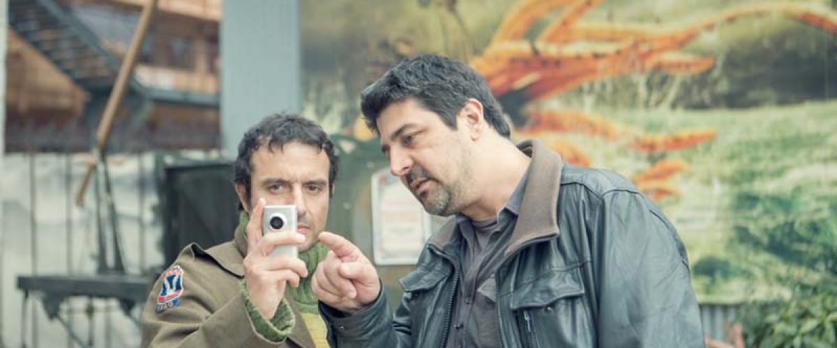 Les réalisateurs Cesc Gay ("Un pistolet dans chaque main") et Javier Rebollo "Le Mort et être heureux") aux Machines de l'île