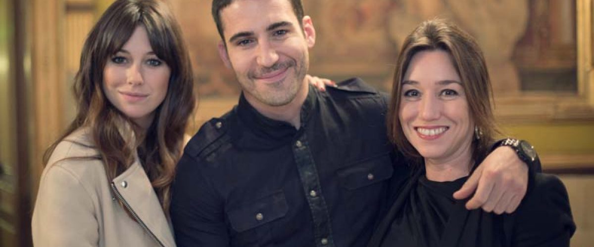 Blanca Suárez, Miguel Ángel Silvestre et Lola Dueñas, acteurs "Les amants passagers"