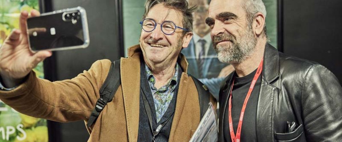 Luis Tosar, acteur à qui le festival rend hommage et Damian Vazquez